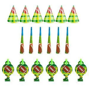 36 Pcs Football Party Decoration Rugby Party Favors Football Party Photo Props 36 Pcs Football Party Decoration Rugby Party Favors Football Party Photo Props
