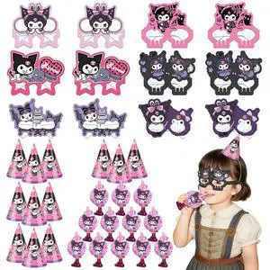 36 Pcs Kuromi Party Decoration My Melody Party Supplies Sanrio Party Favors Photo Props 36 Pcs Kuromi Party Decoration My Melody Party Supplies Sanrio Party Favors Photo Props
