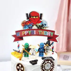 Ninja Party Cake Decoration Lego Cake Topper Ninjago Birthday Party Decoration Ninja Party Cake Decoration Lego Cake Topper Ninjago Birthday Party Decoration