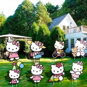 Hello Kitty Themed Yard Signs, 8 Pcs Hello Kitty Yard Signs with Hello Kitty Party Decorations Stakes, Hello Kitty Outdoor Decorations for Boys/Girls Hello Kitty Birthday Party Supplies Decorations Hello Kitty Themed Yard Signs, 8 Pcs Hello Kitty Yard Signs with Hello Kitty Party Decorations Stakes, Hello Kitty Outdoor Decorations for Boys/Girls Hello Kitty Birthday Party Supplies Decorations