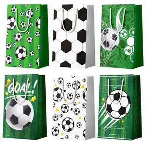 Soccer Gift Bags, 24 Pcs Soccer Favor Bags Set - Soccer Snack Bags, Soccer Paper Bags & Soccer Candy Bags for Soccer Birthday Party Decorations & Sports Theme Party Decorations Supplies Soccer Gift Bags, 24 Pcs Soccer Favor Bags Set - Soccer Snack Bags, Soccer Paper Bags & Soccer Candy Bags for Soccer Birthday Party Decorations & Sports Theme Party Decorations Supplies