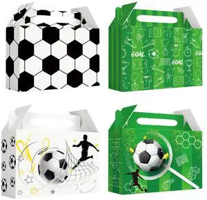 Soccer Party Boxes, 24pcs Soccer Party Favor Boxes Soccer Ball Party Boxes Soccer Party Candy Boxes for Soccer Birthday Party Decorations, Soccer Theme Party Favor Boxes for Soccer Party Decorations Soccer Party Boxes, 24pcs Soccer Party Favor Boxes Soccer Ball Party Boxes Soccer Party Candy Boxes for Soccer Birthday Party Decorations, Soccer Theme Party Favor Boxes for Soccer Party Decorations