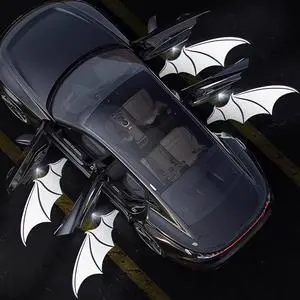 2 Pcs Wireless HD Laser Car Door Projector Welcome Shadow Light Bat Wings LED 2 Pcs Wireless HD Laser Car Door Projector Welcome Shadow Light Bat Wings LED