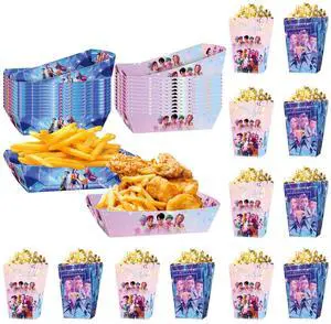 24 Pcs Kpop Party Decoration Demon Music Hunter Movie French Fry Box Popcorn Box 24 Pcs Kpop Party Decoration Demon Music Hunter Movie French Fry Box Popcorn Box