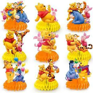 Winnie The Pooh Party Supplies , 9pcs Winnie The Pooh Honeycomb Centerpieces,Winnie The Pooh Centerpieces for Tables 3D Double Side for Winnie The Pooh Party Decorations Winnie The Pooh Party Supplies , 9pcs Winnie The Pooh Honeycomb Centerpieces,Winnie The Pooh Centerpieces for Tables 3D Double Side for Winnie The Pooh Party Decorations