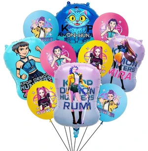22 Pcs Kpop Demon Hunter Birthday Decorations Set - Kpop Demon Hunter Party Foil Balloons&Kpop Demon Hunter Latex Balloons etc Kpop Demon Hunter Party Decorations Supplies 22 Pcs Kpop Demon Hunter Birthday Decorations Set - Kpop Demon Hunter Party Foil Balloons&Kpop Demon Hunter Latex Balloons etc Kpop Demon Hunter Party Decorations Supplies