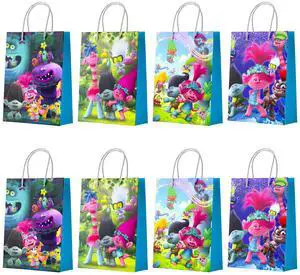 Trolls Party Gift Bags - 16 Pcs Trolls Party Bags, Trolls Gift Bags, Trolls Candy Bags for Boys/Girls Children's Trolls Themed Birthday Party Decoration Supplies Trolls Party Gift Bags - 16 Pcs Trolls Party Bags, Trolls Gift Bags, Trolls Candy Bags for Boys/Girls Children's Trolls Themed Birthday Party Decoration Supplies