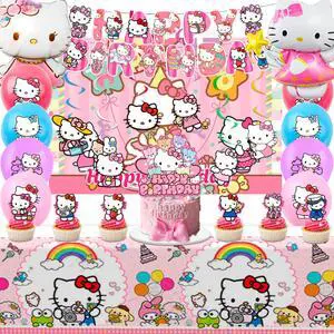 Hello Kitty & Friends Birthday Party Decoration Sanrio Party Supplies Balloon Hello Kitty & Friends Birthday Party Decoration Sanrio Party Supplies Balloon