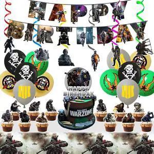 Call of Duty Party Decorations, 33 Pcs Call of Duty Birthday Decorations-Call of Duty Party Balloons & Call of Duty Birthday Banners Cake Toppers Tablecloth etc Call of Duty Birthday Party Decorations Call of Duty Party Decorations, 33 Pcs Call of Duty Birthday Decorations-Call of Duty Party Balloons & Call of Duty Birthday Banners Cake Toppers Tablecloth etc Call of Duty Birthday Party Decorations