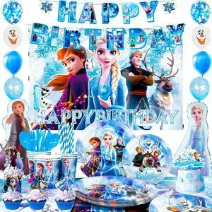 Frozen Birthday Party Supplies,172pcs Frozen Party Decorations&Tableware Set - Frozen Plates Napkins Cups Tablecloth Banner Backdrop,Frozen Balloons etc Frozen Themed Birthday Party Supplies Frozen Birthday Party Supplies,172pcs Frozen Party Decorations&Tableware Set - Frozen Plates Napkins Cups Tablecloth Banner Backdrop,Frozen Balloons etc Frozen Themed Birthday Party Supplies