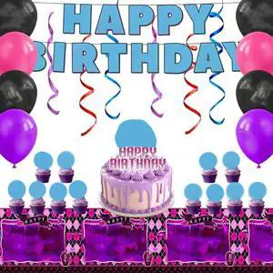 47pcs Monster High Party Decorations Supplies Set Including Monster High Birthday Banner Balloons Spirals Cake Decoration etc Monster High Birthday Party Decorations for Kids 47pcs Monster High Party Decorations Supplies Set Including Monster High Birthday Banner Balloons Spirals Cake Decoration etc Monster High Birthday Party Decorations for Kids