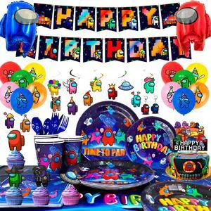 A-mong Us Party Decorations for Boys Kids-171pcs A-mong Us Birthday Party Supplies Includ A-mong Us Birthday Banner Balloons Plates Cups Tablecloth Cake Topper Stickers ect A-mong Us Party Supplies A-mong Us Party Decorations for Boys Kids-171pcs A-mong Us Birthday Party Supplies Includ A-mong Us Birthday Banner Balloons Plates Cups Tablecloth Cake Topper Stickers ect A-mong Us Party Supplies