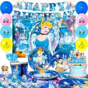 Cinderella Birthday Party Supplies,112pcs Cinderella Party Decorations&Cinderella Themed Tableware Set-Cinderella Plates Cups Tablecloth Balloons Backdrop etc Cinderella Birthday Decorations for Girls Cinderella Birthday Party Supplies,112pcs Cinderella Party Decorations&Cinderella Themed Tableware Set-Cinderella Plates Cups Tablecloth Balloons Backdrop etc Cinderella Birthday Decorations for Girls