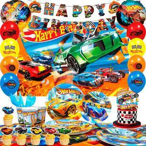 Hot Wheels Birthday Decorations, 114 Pcs Hot Wheels Birthday Party Decorations & Tableware Set - Hot Wheels Party Plates Tablecloth Napkins Balloons Cake Toppers etc Hot Wheels Party Supplies Hot Wheels Birthday Decorations, 114 Pcs Hot Wheels Birthday Party Decorations & Tableware Set - Hot Wheels Party Plates Tablecloth Napkins Balloons Cake Toppers etc Hot Wheels Party Supplies