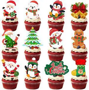 Christmas mini cake flag Christmas mini cake flag