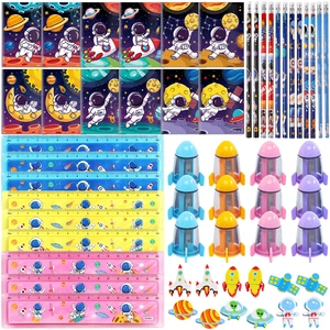 72 Pcs Outer Space Party Favors Set - Space Candy Bags Mini Notebooks Pencils Mini Erasers etc Space Party Favors Bags Fillers for Outer Space Party Decorations Supplies 72 Pcs Outer Space Party Favors Set - Space Candy Bags Mini Notebooks Pencils Mini Erasers etc Space Party Favors Bags Fillers for Outer Space Party Decorations Supplies