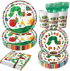 150 Pcs Caterpillar Party Tableware Set,The Very Hungry Caterpillar Party Supplies-Very Hungry Caterpillar Napkins Cups & Caterpillar Party Paper Plates etc Hungry Caterpillar Birthday Party Tableware 150 Pcs Caterpillar Party Tableware Set,The Very Hungry Caterpillar Party Supplies-Very Hungry Caterpillar Napkins Cups & Caterpillar Party Paper Plates etc Hungry Caterpillar Birthday Party Tableware