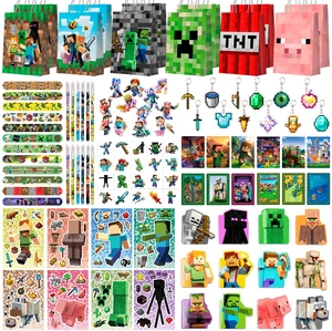 177 Pcs Minecraft Party Favors Set ,Minecraft Birthday Party Favors- Minecraft Goodie Bags Key Chains Stickers 3D Puzzle Mini Notebook etc Minecraft Party Supplies for Kids 177 Pcs Minecraft Party Favors Set ,Minecraft Birthday Party Favors- Minecraft Goodie Bags Key Chains Stickers 3D Puzzle Mini Notebook etc Minecraft Party Supplies for Kids