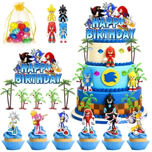 46 Pcs Sonic Cake Decorations Set - Sonic Party Cake Toppers&Sonic Cupcake Toppers&Sonic Character Models&Colored Gemstones etc Sonic Cake Party Decorations for Sonic Birthday Party Decorations 46 Pcs Sonic Cake Decorations Set - Sonic Party Cake Toppers&Sonic Cupcake Toppers&Sonic Character Models&Colored Gemstones etc Sonic Cake Party Decorations for Sonic Birthday Party Decorations