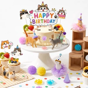 32 Pcs Cat Cake Decorations Set - Cat Party Cupcake Toppers&Cat Cupcake Toppers&Kitten Model Ornament&Cat Paw Cake Decorations etc Cat Birthday Party Decorations 32 Pcs Cat Cake Decorations Set - Cat Party Cupcake Toppers&Cat Cupcake Toppers&Kitten Model Ornament&Cat Paw Cake Decorations etc Cat Birthday Party Decorations