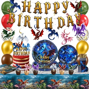 165 Pcs Dragon Birthday Decorations & Dragon Party Tableware Set -Dragon Party Banner Balloons Plates Cups Tablecloth etc Dragon Party Decorations for Dragon Birthday Party Supplies 165 Pcs Dragon Birthday Decorations & Dragon Party Tableware Set -Dragon Party Banner Balloons Plates Cups Tablecloth etc Dragon Party Decorations for Dragon Birthday Party Supplies