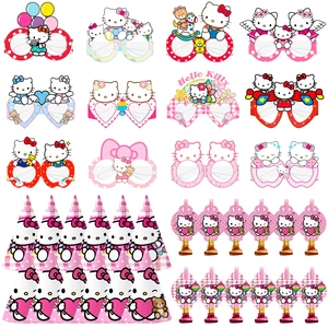 36 Pcs Hello Kitty Birthday Party Supplies - Hello Kitty Party Paper Hats & Hello Kitty Paper Glasses & Hello Kitty Blowout Toys for Hello Kitty Party Favors Supplies 36 Pcs Hello Kitty Birthday Party Supplies - Hello Kitty Party Paper Hats & Hello Kitty Paper Glasses & Hello Kitty Blowout Toys for Hello Kitty Party Favors Supplies