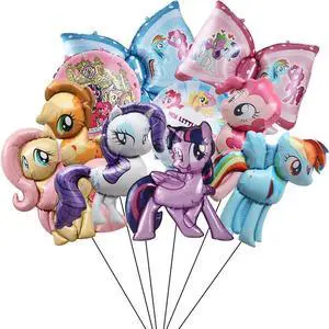 My Little Pony Party Decorations Balloons, 10 Pcs My Little Pony Foil Balloons-Bow Foil Balloon & Round Foil Balloons etc My Little Pony Foil Balloons for Kids My Little Pony Birthday Party Decoration My Little Pony Party Decorations Balloons, 10 Pcs My Little Pony Foil Balloons-Bow Foil Balloon & Round Foil Balloons etc My Little Pony Foil Balloons for Kids My Little Pony Birthday Party Decoration