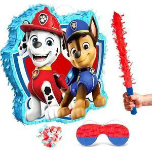 4 Pcs Paw Patrol Pinatas Bundle - Paw Patrol Theme Piñata,Paw Patrol Party Pinata Stick & Paw Patrol Party Games Blindfold etc Paw Patrol Pinata Supplies for Paw Patrol Birthday Party Decorations 4 Pcs Paw Patrol Pinatas Bundle - Paw Patrol Theme Piñata,Paw Patrol Party Pinata Stick & Paw Patrol Party Games Blindfold etc Paw Patrol Pinata Supplies for Paw Patrol Birthday Party Decorations