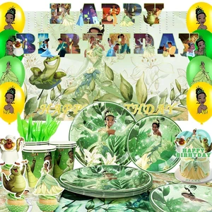 98 Pcs The Princess and the Frog Party Decorations & Tableware Set - Birthday Banners Balloons Plates Tablecloth Etc The Princess and the Frog Birthday Party Supplies for Girls/Kids 98 Pcs The Princess and the Frog Party Decorations & Tableware Set - Birthday Banners Balloons Plates Tablecloth Etc The Princess and the Frog Birthday Party Supplies for Girls/Kids