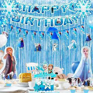 Frozen Birthday Party Supplies-55pcs Frozen Party Decorations Set-Frozen Balloon,Elsa Foil Balloon,Snowflake Balloons Banner Cake Toppers Crown Tiara Wand etc Elsa Frozen Decorations for Girls Party Frozen Birthday Party Supplies-55pcs Frozen Party Decorations Set-Frozen Balloon,Elsa Foil Balloon,Snowflake Balloons Banner Cake Toppers Crown Tiara Wand etc Elsa Frozen Decorations for Girls Party