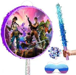 Fortnite Piñata,4pcs Fortnite Themed Party Pinata Bundle - Fortnite Round Piñata Large,Fortnite Party Decorations Blindfold & Piñata Stick etc Fortnite Birthday Party Supplies for Kids Fortnite Piñata,4pcs Fortnite Themed Party Pinata Bundle - Fortnite Round Piñata Large,Fortnite Party Decorations Blindfold & Piñata Stick etc Fortnite Birthday Party Supplies for Kids