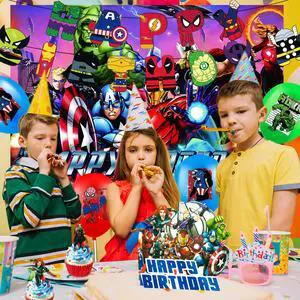 Superhero Birthday Party Supplies, 37 Pcs Superhero Party Decorations Set - Superhero Banner Cake Toppers and Superhero Birthday Balloons for Kids Superhero Themed Birthday Party Superhero Birthday Party Supplies, 37 Pcs Superhero Party Decorations Set - Superhero Banner Cake Toppers and Superhero Birthday Balloons for Kids Superhero Themed Birthday Party