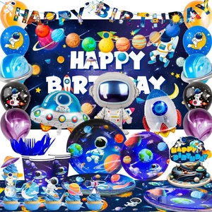 Space Birthday Party Decorations,132pcs Space Birthday Decorations&Outer Space Birthday Tableware Set- Outer Space Birthday Party Plates Tablecloth Backdrop Balloon etc Space Themed Party Decorations Space Birthday Party Decorations,132pcs Space Birthday Decorations&Outer Space Birthday Tableware Set- Outer Space Birthday Party Plates Tablecloth Backdrop Balloon etc Space Themed Party Decorations