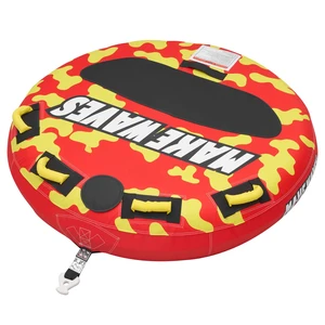 VEVOR Towable Tubes for Boating, 2-Rider Inflatable Boat Tubes and Towables, 340lbs Capacity Water Sport Tube for Boat to Pull - with Anti-Slip Pad, Full Nylon Cover, Padded Handles & Safety Valve VEVOR Towable Tubes for Boating, 2-Rider Inflatable Boat Tubes and Towables, 340lbs Capacity Water Sport Tube for Boat to Pull - with Anti-Slip Pad, Full Nylon Cover, Padded Handles & Safety Valve
