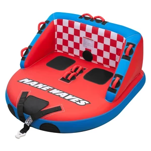 VEVOR Towable Tubes for Boating, 2-Rider Inflatable Towable Tube for Boat to Pull, 340 lbs Capacity Water Sports Boating Tubes - with Full Nylon Cover, Dual Tow Points, Safety Valve & Padded Handles VEVOR Towable Tubes for Boating, 2-Rider Inflatable Towable Tube for Boat to Pull, 340 lbs Capacity Water Sports Boating Tubes - with Full Nylon Cover, Dual Tow Points, Safety Valve & Padded Handles