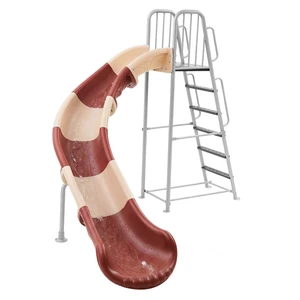 VEVOR Water Slide, Big 10 ft Outdoor Waterslide with Built in Adjustable Sprinkler and Ladder, Free Standing Pool Slide, Metal & Plastic Playground Equipment, Platform for Backyard Fun Activities VEVOR Water Slide, Big 10 ft Outdoor Waterslide with Built in Adjustable Sprinkler and Ladder, Free Standing Pool Slide, Metal & Plastic Playground Equipment, Platform for Backyard Fun Activities