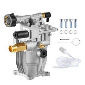 VEVOR Pressure Washer Pump, 3/4" Shaft Horizontal, 3100 PSI, 2.35 GPM, Replacement Power Washer Pumps Kit with Hardware and Siphon Tube, Compatible with Simpson, Honda, Troy-Bilt, Generac and Delta VEVOR Pressure Washer Pump, 3/4" Shaft Horizontal, 3100 PSI, 2.35 GPM, Replacement Power Washer Pumps Kit with Hardware and Siphon Tube, Compatible with Simpson, Honda, Troy-Bilt, Generac and Delta