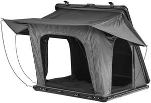 VEVOR Rooftop Tent Hard Shell, 2-3 Person Aluminum Roof Top Tent Hardshell with Tri-Color LED Light, Thick Mattress & 1 Window, Waterproof Windproof Overland Camping Car Roof Rack for Jeep SUV Pickup VEVOR Rooftop Tent Hard Shell, 2-3 Person Aluminum Roof Top Tent Hardshell with Tri-Color LED Light, Thick Mattress & 1 Window, Waterproof Windproof Overland Camping Car Roof Rack for Jeep SUV Pickup