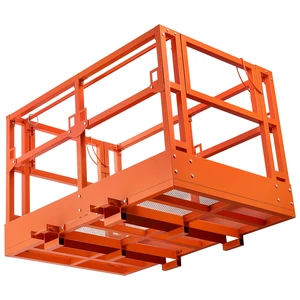 VEVOR Mesh Telehandler Work Platform, 48 x 73.9 Inch, Man Safety Basket, 2000 lbs Capacity, Forklift Telehandler Attachment, Safety Cage, Heavy Duty Carbon Steel, for Most Aerial Jobs Lifting Loader VEVOR Mesh Telehandler Work Platform, 48 x 73.9 Inch, Man Safety Basket, 2000 lbs Capacity, Forklift Telehandler Attachment, Safety Cage, Heavy Duty Carbon Steel, for Most Aerial Jobs Lifting Loader