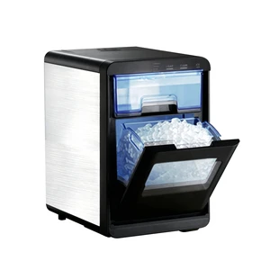 Countertop Ice Maker, 44 lbs per Day, Self-Cleaning Portable Machine with Scoop, Drawer-Style Ice Access, Nugget Ice-Making Machine with Chewable Ices for Home, Kitchen, Office, Bar & Party Countertop Ice Maker, 44 lbs per Day, Self-Cleaning Portable Machine with Scoop, Drawer-Style Ice Access, Nugget Ice-Making Machine with Chewable Ices for Home, Kitchen, Office, Bar & Party