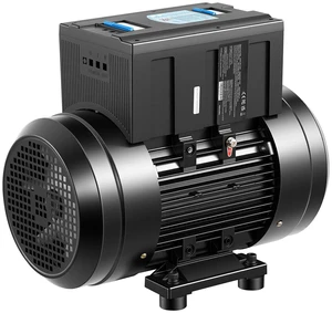 VEVOR Single Phase to 3-Phase Rotary Converter, 10HP 28A 208-240V Input/Output Rotary Phase Converter - Expandable to Higher Horsepower for Heavy-Load Equipment VEVOR Single Phase to 3-Phase Rotary Converter, 10HP 28A 208-240V Input/Output Rotary Phase Converter - Expandable to Higher Horsepower for Heavy-Load Equipment