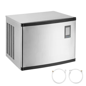 Commercial Ice Maker Machine - Head, 1000 Lbs/Day Stainless Steel Ice Machine with Scheduled Ice-Making, Self-Cleaning, Adjustable Thickness, Ideal for Restaurant Bar Cafe Hotel - Head Only Commercial Ice Maker Machine - Head, 1000 Lbs/Day Stainless Steel Ice Machine with Scheduled Ice-Making, Self-Cleaning, Adjustable Thickness, Ideal for Restaurant Bar Cafe Hotel - Head Only