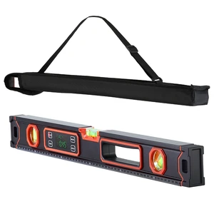 VEVOR Digital Level, 24 in Length, Magnetic Electronic Level with LED Backlit Display, 360° Electronic Leveler Tool with 0°/45°/90° Bubble Vials, IP54 Rating for Construction Carpentry Home Renovation VEVOR Digital Level, 24 in Length, Magnetic Electronic Level with LED Backlit Display, 360° Electronic Leveler Tool with 0°/45°/90° Bubble Vials, IP54 Rating for Construction Carpentry Home Renovation