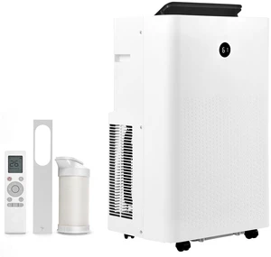 VEVOR Portable Air Conditioner, 14000 BTU ASHRAE (9800 BTU SACC) 4-in-1 Standing Cooling Ac Unit, LED Touch Panel & Remote Control, 24h Timer, Cooling, Dehumidifier, Fan, Sleep Mode for Room Indoor VEVOR Portable Air Conditioner, 14000 BTU ASHRAE (9800 BTU SACC) 4-in-1 Standing Cooling Ac Unit, LED Touch Panel & Remote Control, 24h Timer, Cooling, Dehumidifier, Fan, Sleep Mode for Room Indoor