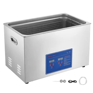VEVOR Ultrasonic Cleaner 30L-Class Capacity Ultrasonic Parts Cleaner 40kHz, Digital Time and Temp Control, Stainless Steel Ultra Sonic Cleaning Machine with Cleaning Baskets, for Auto Parts, Glasses VEVOR Ultrasonic Cleaner 30L-Class Capacity Ultrasonic Parts Cleaner 40kHz, Digital Time and Temp Control, Stainless Steel Ultra Sonic Cleaning Machine with Cleaning Baskets, for Auto Parts, Glasses