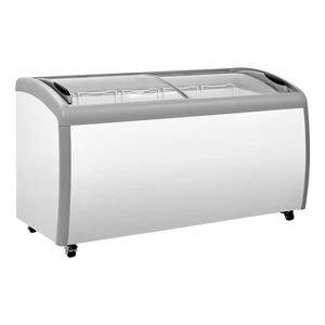 VEVOR Commercial Ice Cream Display Case, 16.3 Cu.ft Chest Freezer, -19 to 3 Temp Adjustable Mobile Top Deep Freezer with 5 Wire Baskets, 2 Sliding Glass Doors, Locking Casters & LED Strip Lighting VEVOR Commercial Ice Cream Display Case, 16.3 Cu.ft Chest Freezer, -19 to 3 Temp Adjustable Mobile Top Deep Freezer with 5 Wire Baskets, 2 Sliding Glass Doors, Locking Casters & LED Strip Lighting