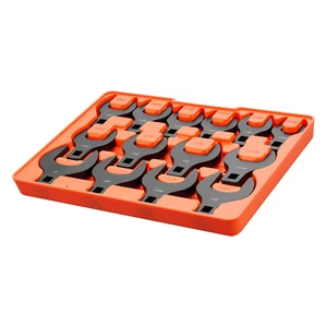 VEVOR Crowfoot Wrench Set, 1/2" Drive, 14-Piece SAE 1-1/16" to 2" Crows Foot Wrenches, with Storage Tray, Dual Size Markings on Tools and Tray, for Auto Maintenance or Repairs VEVOR Crowfoot Wrench Set, 1/2" Drive, 14-Piece SAE 1-1/16" to 2" Crows Foot Wrenches, with Storage Tray, Dual Size Markings on Tools and Tray, for Auto Maintenance or Repairs