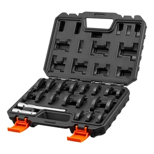 VEVOR Crowfoot Wrench Set, 3/8" Drive, 20-Piece Metric and SAE Size Flare Nut Crows Foot Wrenches, with Storage Case, Dual Size Markings on Tools and Case, for Auto Maintenance VEVOR Crowfoot Wrench Set, 3/8" Drive, 20-Piece Metric and SAE Size Flare Nut Crows Foot Wrenches, with Storage Case, Dual Size Markings on Tools and Case, for Auto Maintenance
