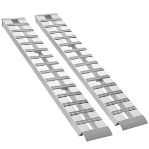 VEVOR Aluminum Trailer Ramps, 2PCS 96 x 15 in, Heavy-Duty Truck Ramp Set, 10000LBS Combined Capacity ATV Loading Ramps for Pickup Trucks, Motorcycles, Lawn Mowers, Cars, Farm Tractors, Carts VEVOR Aluminum Trailer Ramps, 2PCS 96 x 15 in, Heavy-Duty Truck Ramp Set, 10000LBS Combined Capacity ATV Loading Ramps for Pickup Trucks, Motorcycles, Lawn Mowers, Cars, Farm Tractors, Carts