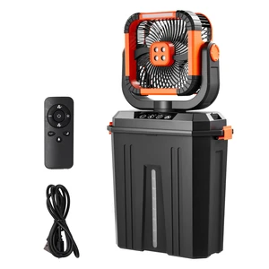 VEVOR Misting Fan, 2400RPM Motor Camping Misting Fan, Mister Cooling Fans with 3.17 gal Water Tank, 20000mAh Battery, 4-Speed Wind & 3 Lighting Modes, Water Cooling Fans for Indoor, Outdoor, Patio VEVOR Misting Fan, 2400RPM Motor Camping Misting Fan, Mister Cooling Fans with 3.17 gal Water Tank, 20000mAh Battery, 4-Speed Wind & 3 Lighting Modes, Water Cooling Fans for Indoor, Outdoor, Patio